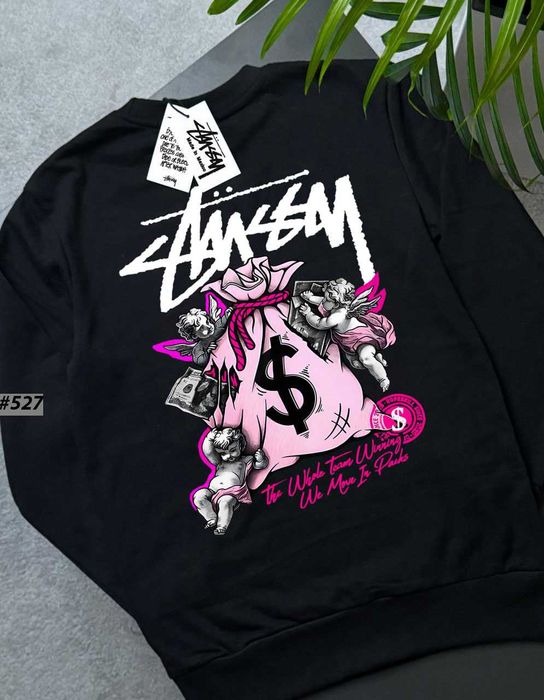 Мужской Свитшот Stussy — Чоловічий Світшот Стусси Basic — Cotton 100%