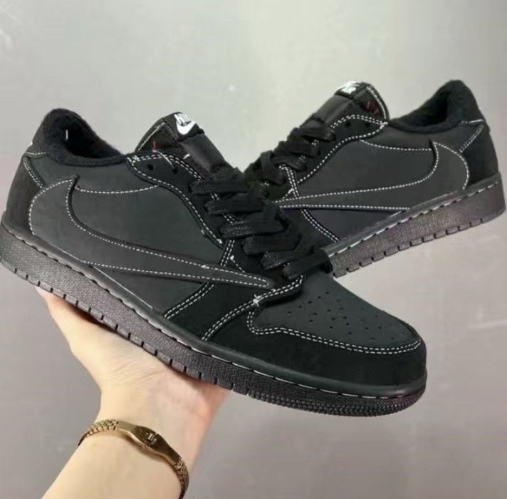 42-43 Nike Air Jordan 1 Retro Low OG SP Travis Scott Black Phantom
