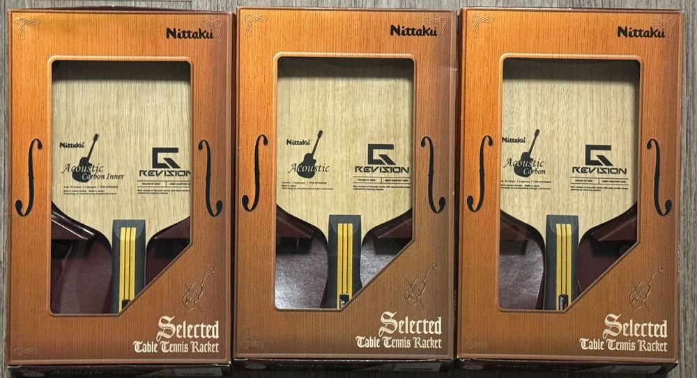 Ракетка для настольного тенісу Nittaku Acoustic Carbon, Японія