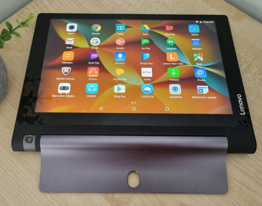 Profesjonalny Tablet Lenovo Yoga Tab 3 WiFi BT 10" 16GB (OKAZJA)