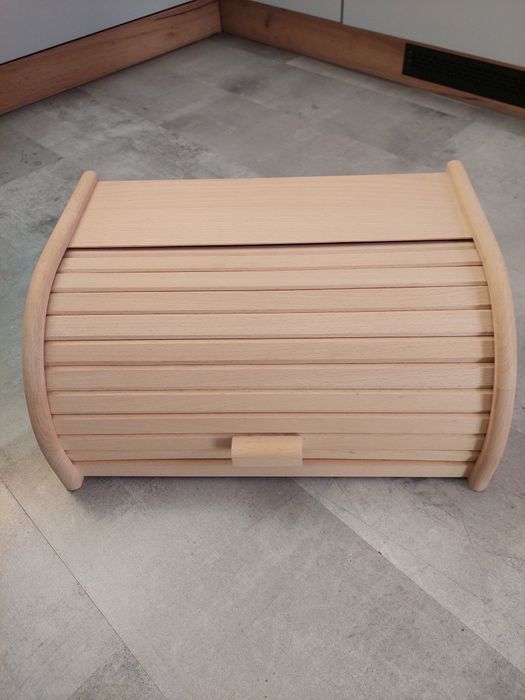 Chlebak drewniany duży