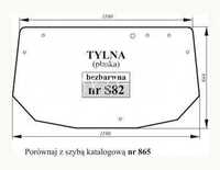 Szyba tylna Fendt s82