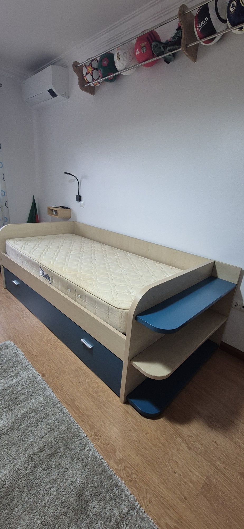 Cama individual dupla 200 x 100