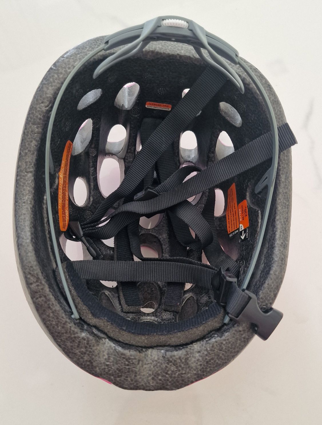 Kask rowerowy dla dziewczynki r.49-52
