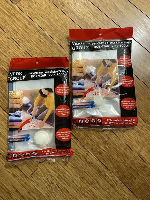 Worki próżniowe 2 szt 70x100cm