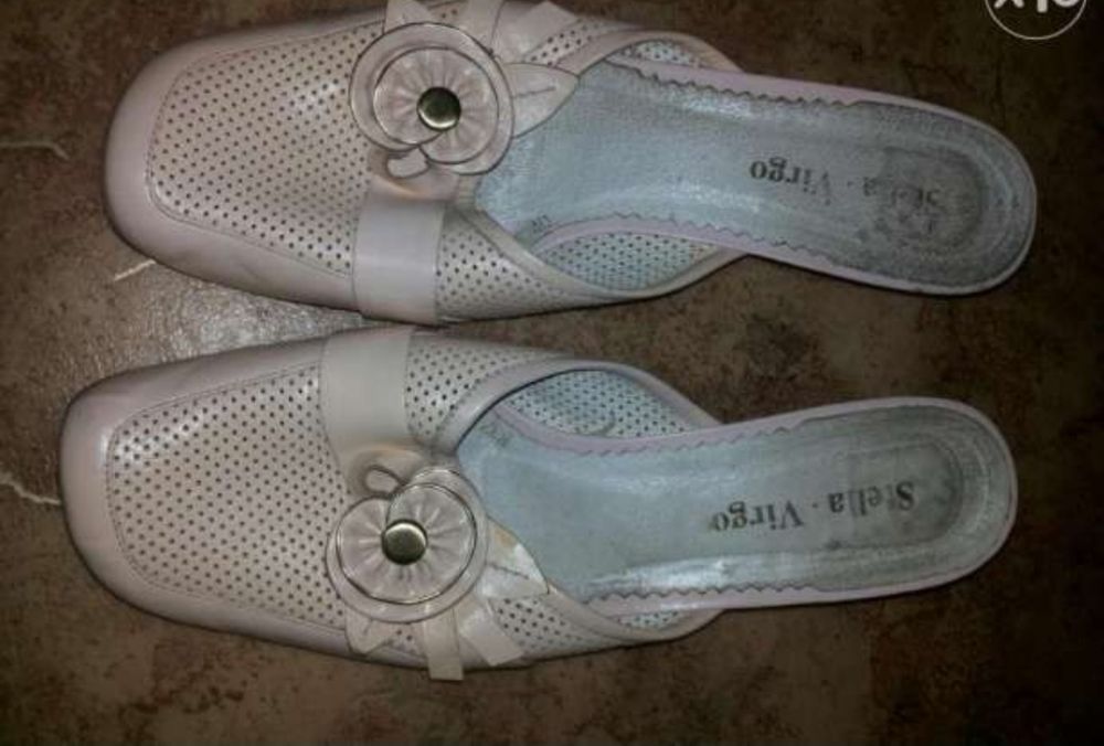 Босоножки летние женские из натуральной кожи.