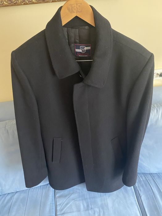 Нове якісне чорне чоловіче пальто MAIKLEN Donato Made in Italy