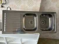 Lava louça em inox 2 cubas