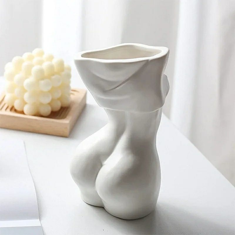 Vaso Corpo de Mulher Estátua