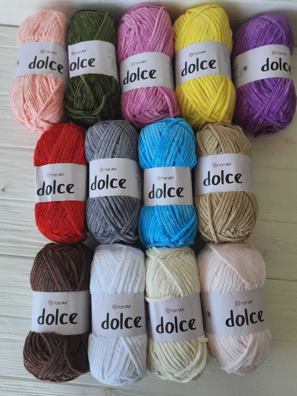 Велюрова Пряжа YarnArt Dolce (Dolce Baby) ЯрнАрт Дольче/Дольче Бебі !