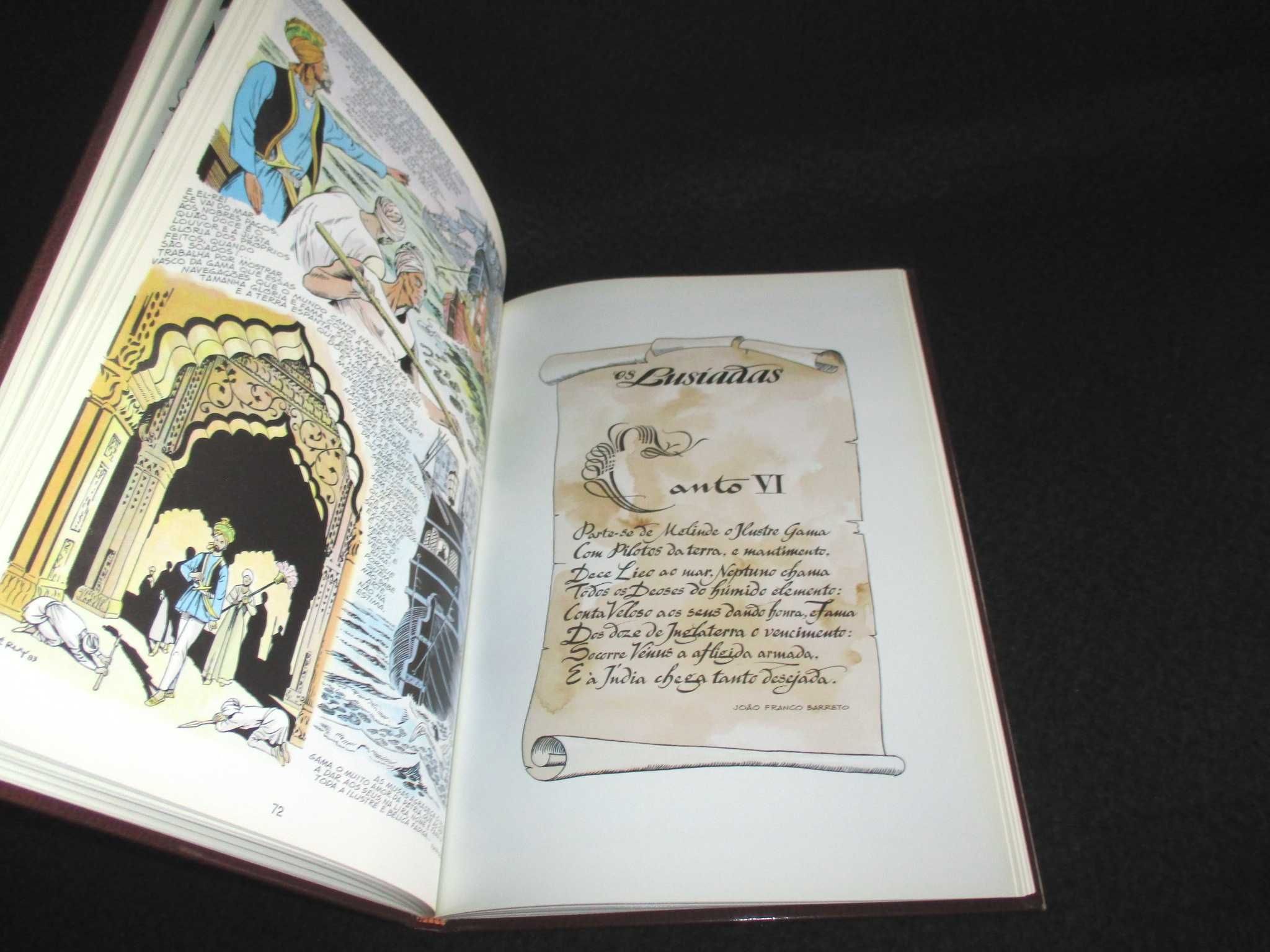 Livro Luís de Camões Os Lusíadas em BD José Ruy