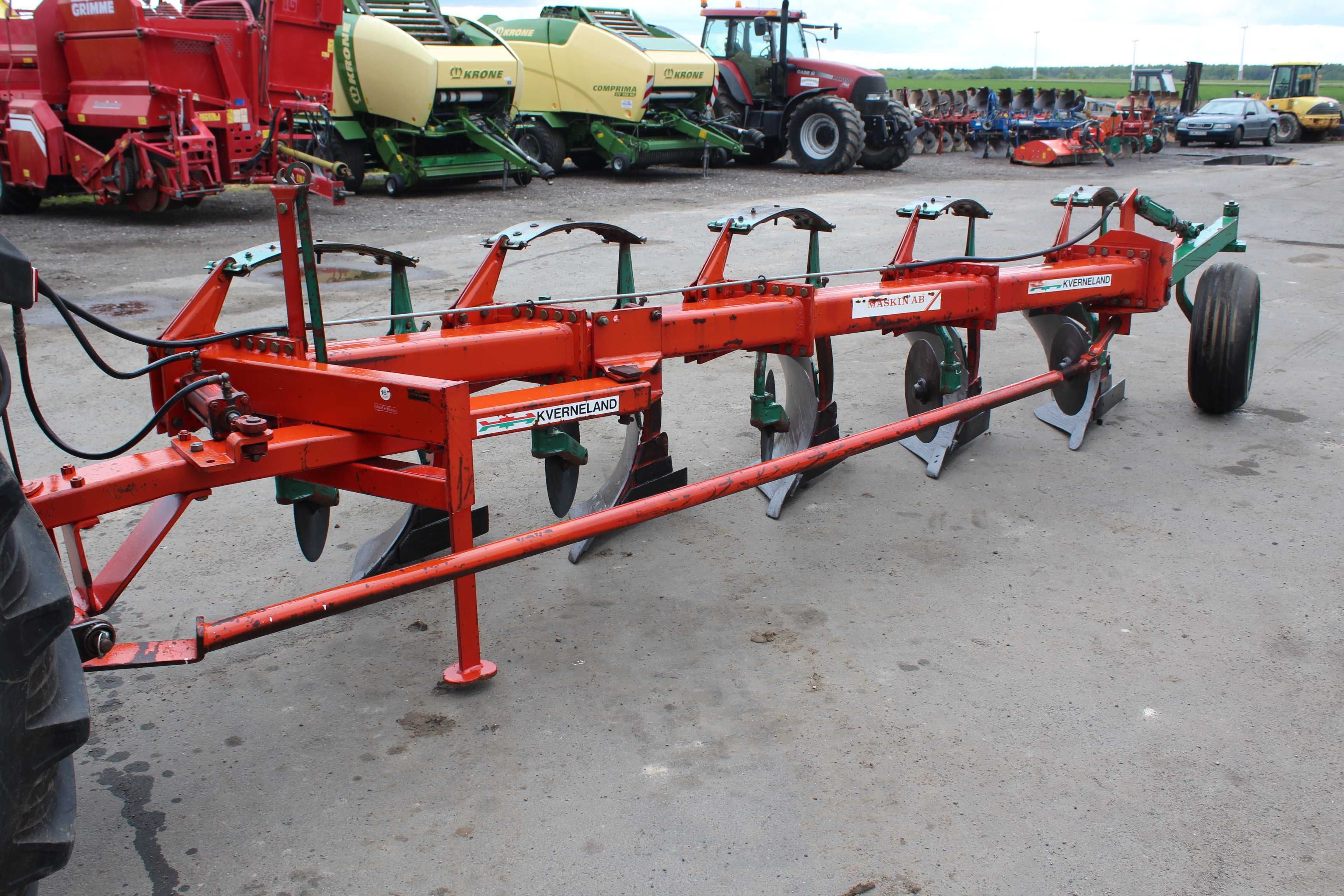 Pług Kverneland 5 skibowy overum kuhn