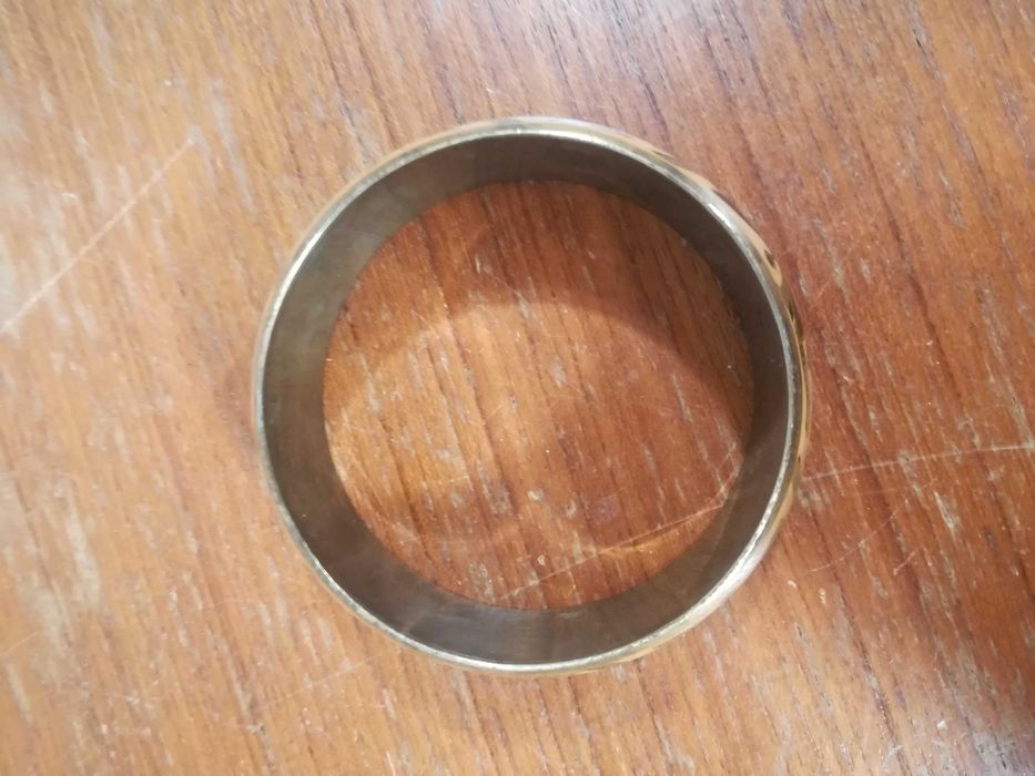 Sztywna bransoletka koło mosiądz ptaki