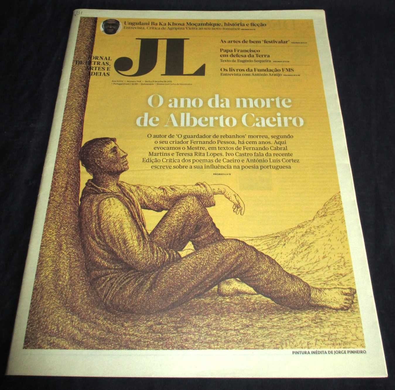 Jornal de Letras Artes e Ideias O ano da morte de Alberto Caeiro