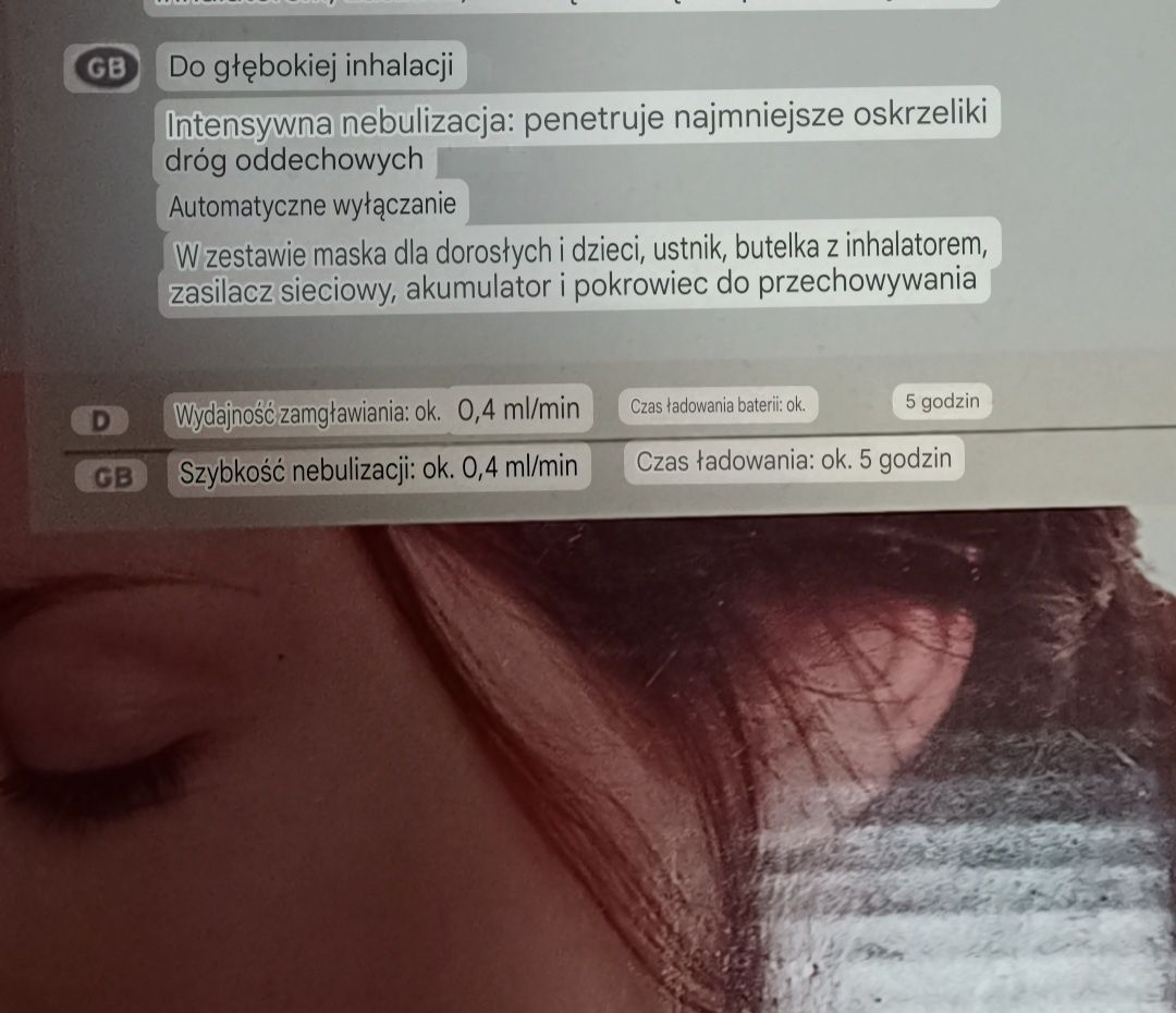 Nowy inhalator ultradźwiękowy Happy Life