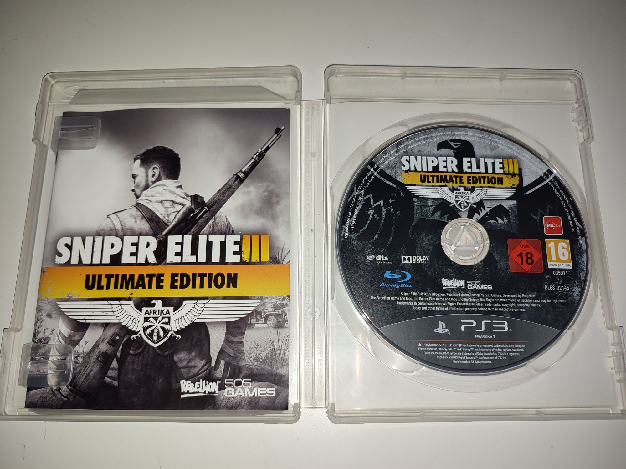 Gra Ps3 Sniper Elite III 3 PL Afrika gry PlayStation 3 Hitman GTA V