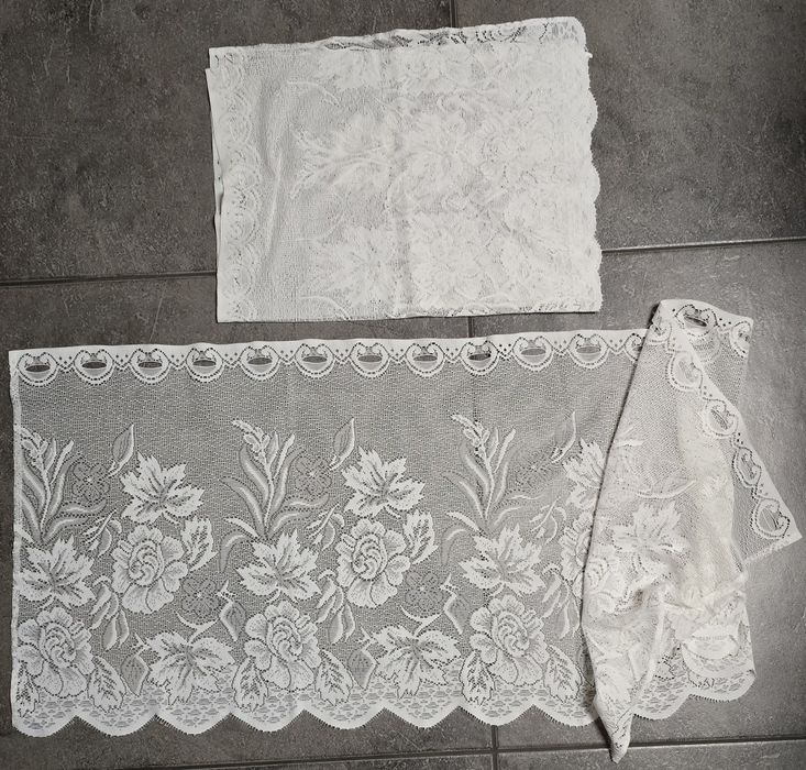 Firanka żakardowa zazdrostki 145x48 2szt