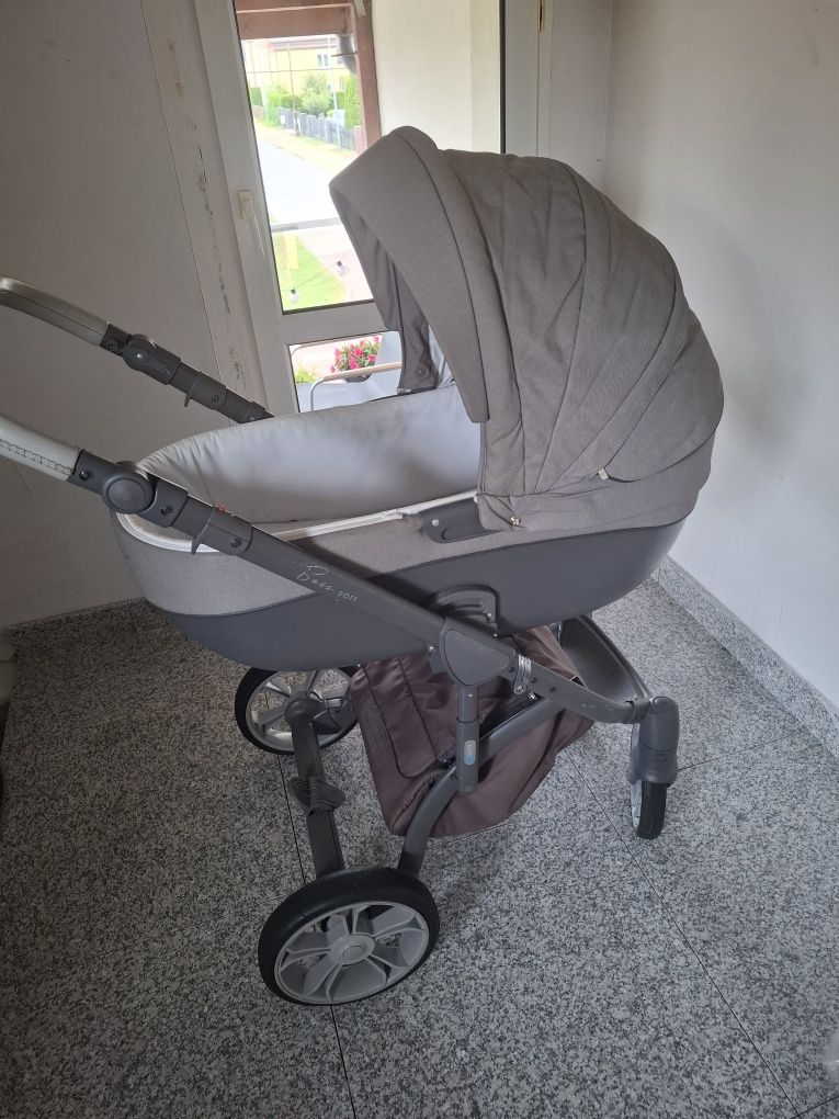 Roan Bass Soft wozek 2w1 gondola spacerówka 2 stelaże