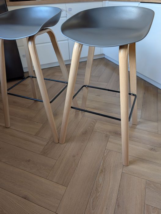 Hoker loftowy  hokery krzesło barowe loft - zestaw 2 sztuk