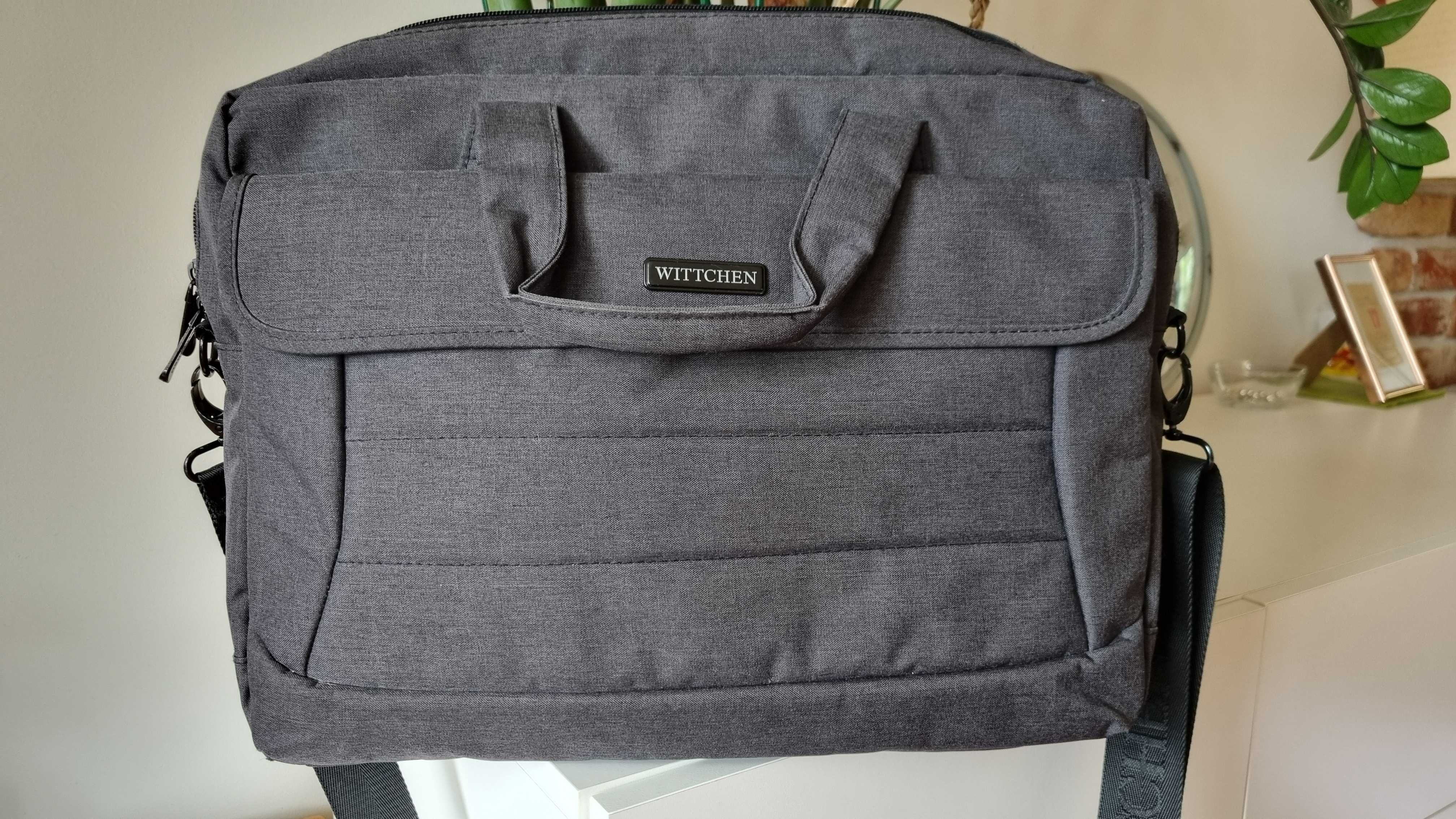 Szara torba na laptopa (Wittchen)