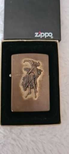Zapalniczka ZIPPO Lighter Marlboro Brass Bucking Bronco 1994r. Nowa