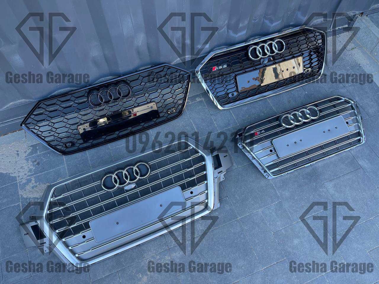 ТОП ЯКІСТЬ Решітки решетки audi ауді ауди a1a3a4a5a6a7a8q5q3q7s6rs4sq5