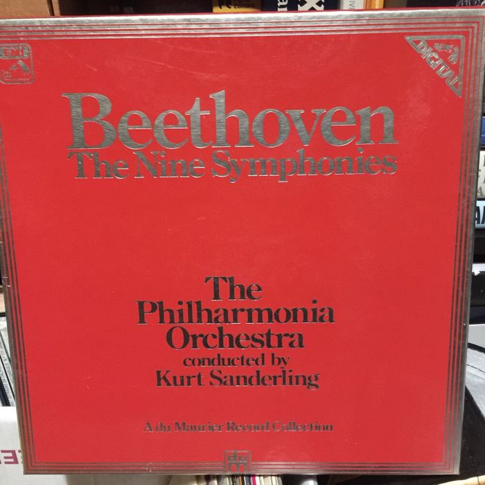 8 Discos vinil Beethoven - nine symphonies - The Philharmonia Orchestr
