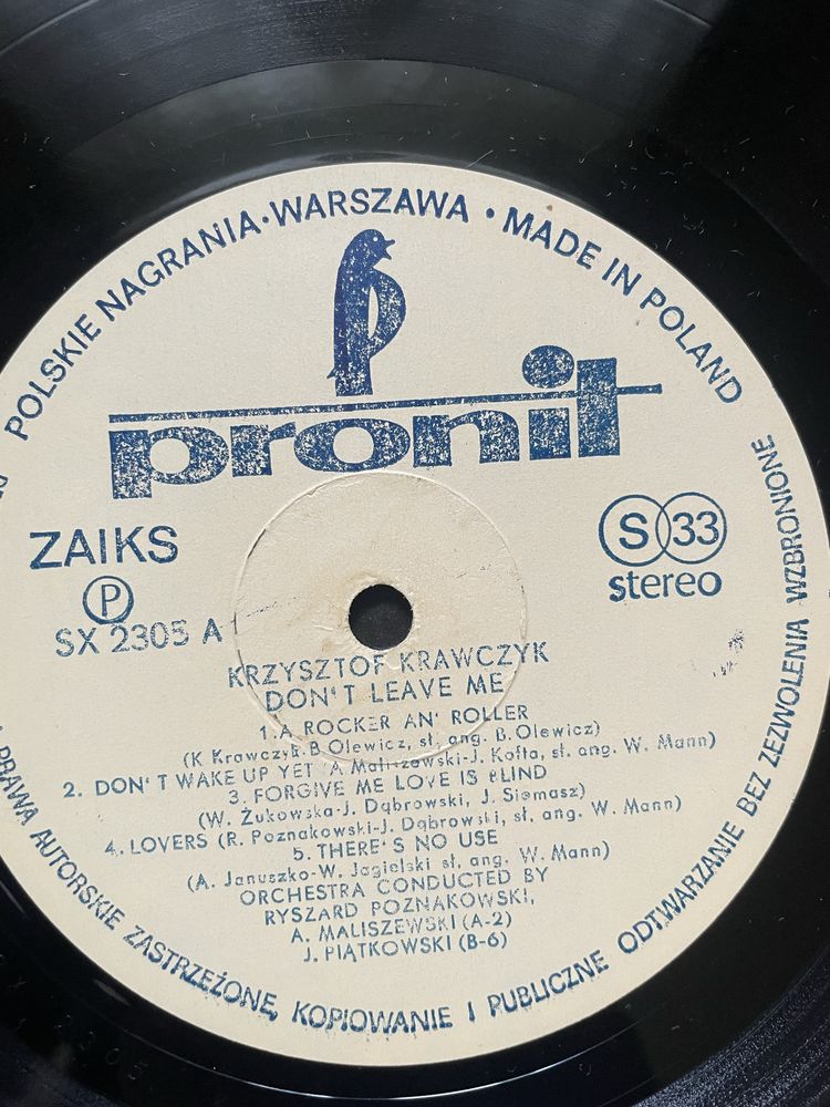 Zestaw płyt winylowych Krzysztof Krawczyk