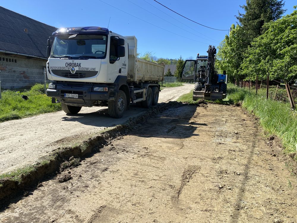 Roboty Ziemne Usługi Koparką, Wyburzanie budynków, Kruszywa, Tłuczeń