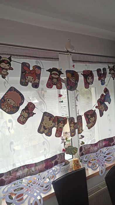 Happy Birthday Kuromi ozdoba urodzinowa