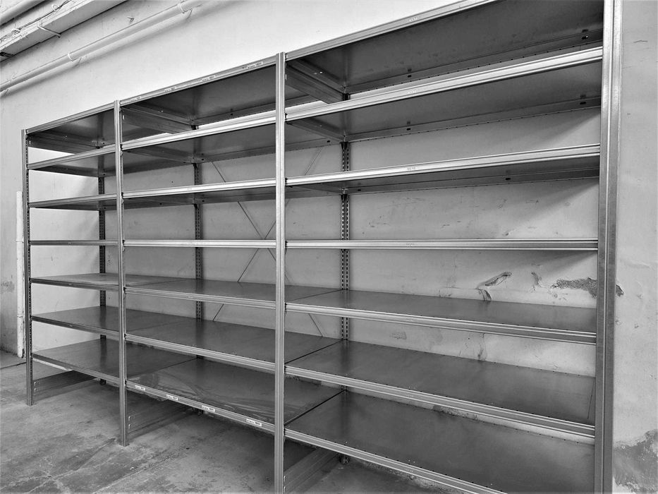 Regał 62x220x400cm/21 Magazynowy Metalowy Ocynk Garaż Piwnica Warsztat