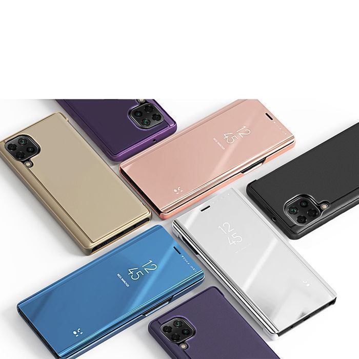 Clear View Case Futerał Etui Z Klapką Samsung Galaxy M53 5G Czarny