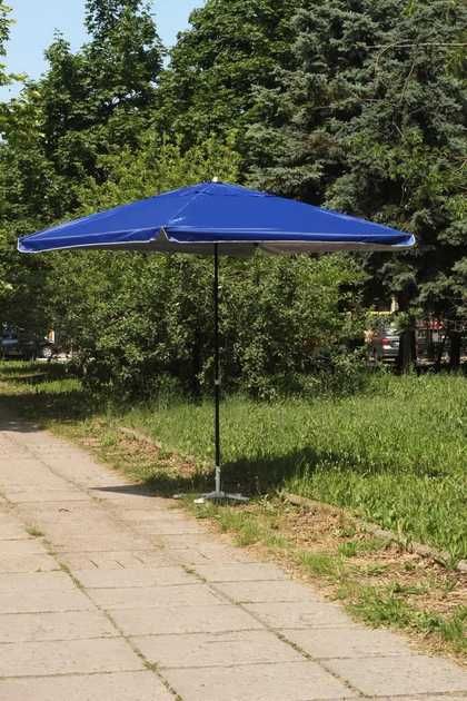 Зонт садовий Парасоля торговий 2х3 метри з вітровим клапаном, синій
