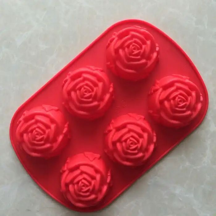 Forma Silikonowa Do Babeczek Muffinek Świec Róże Ciastek Róża
