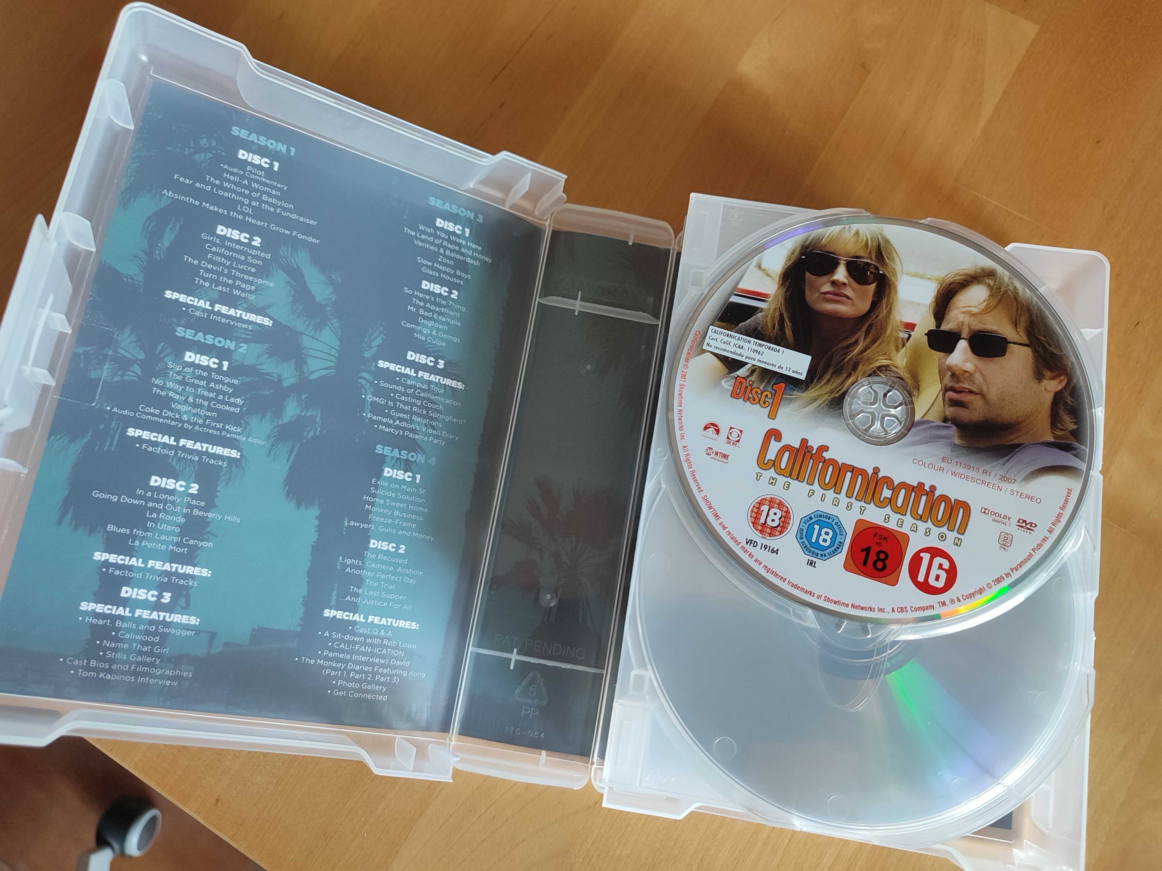 Californication série completa em DVD