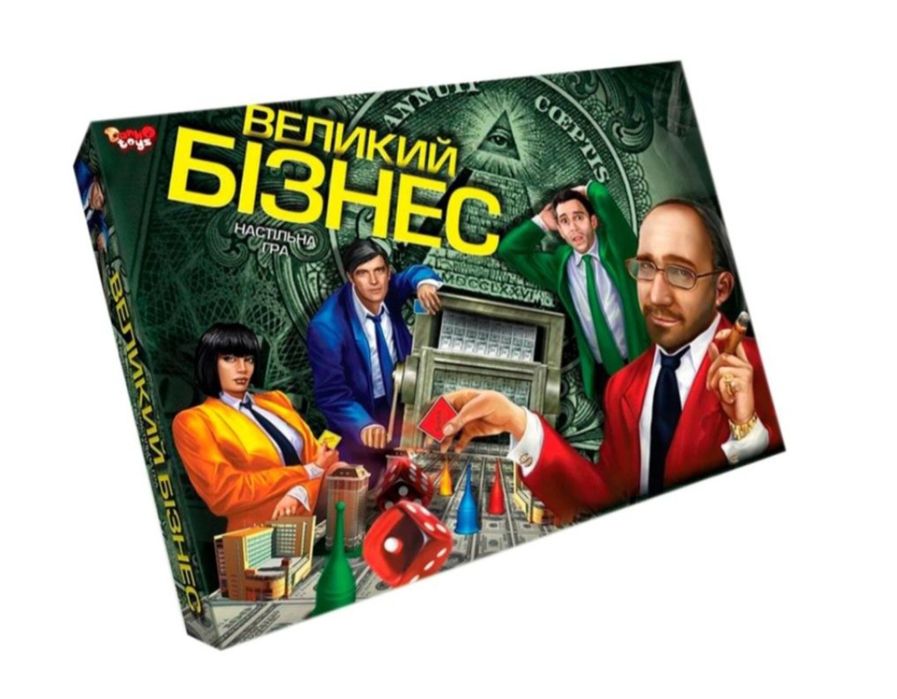 3 Настільні гри Казино Технок Гра настільна "Великий бізнес" Danko toy
