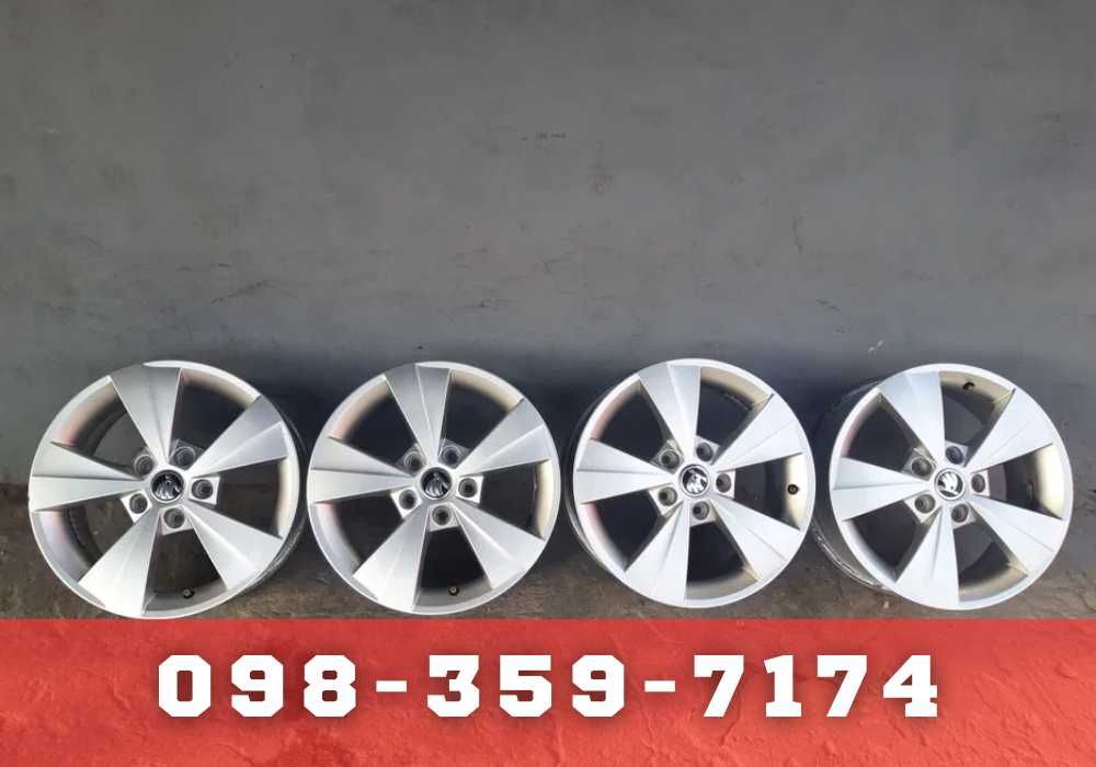ДИСКИ З ЄВРОПИ‼️Комплект титанових дисків Skoda 5/112 R16. 6.5J ET46