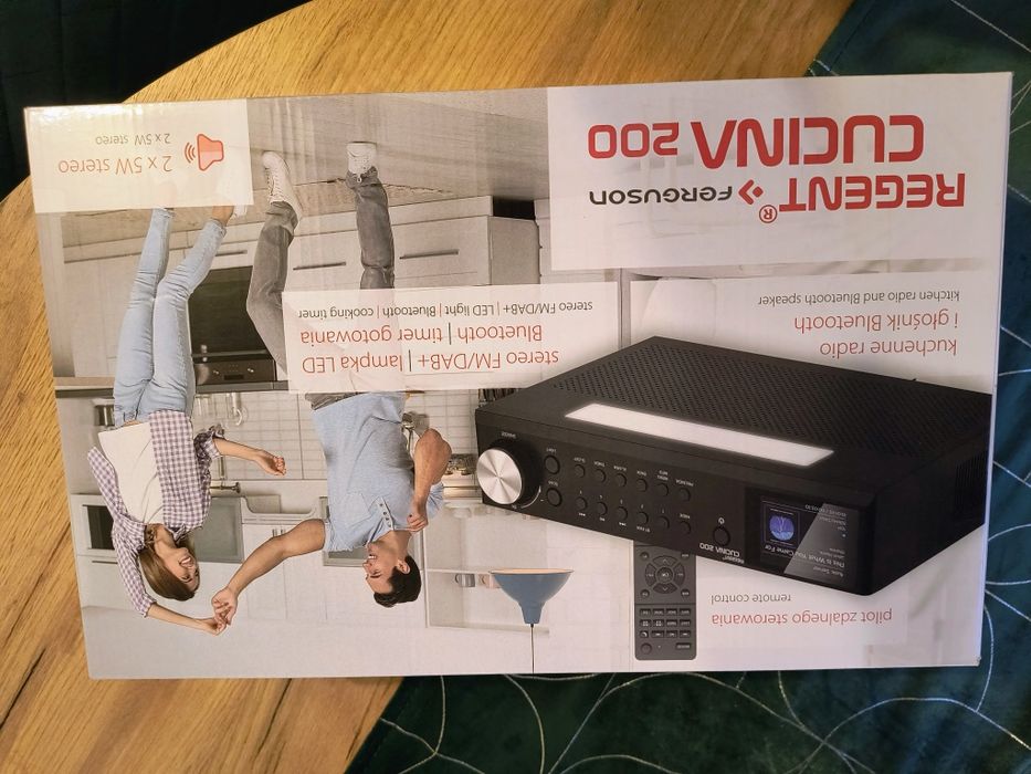 Radio kuchenne podszafkowe FERGUSON Regent Cucina 200 Czarny