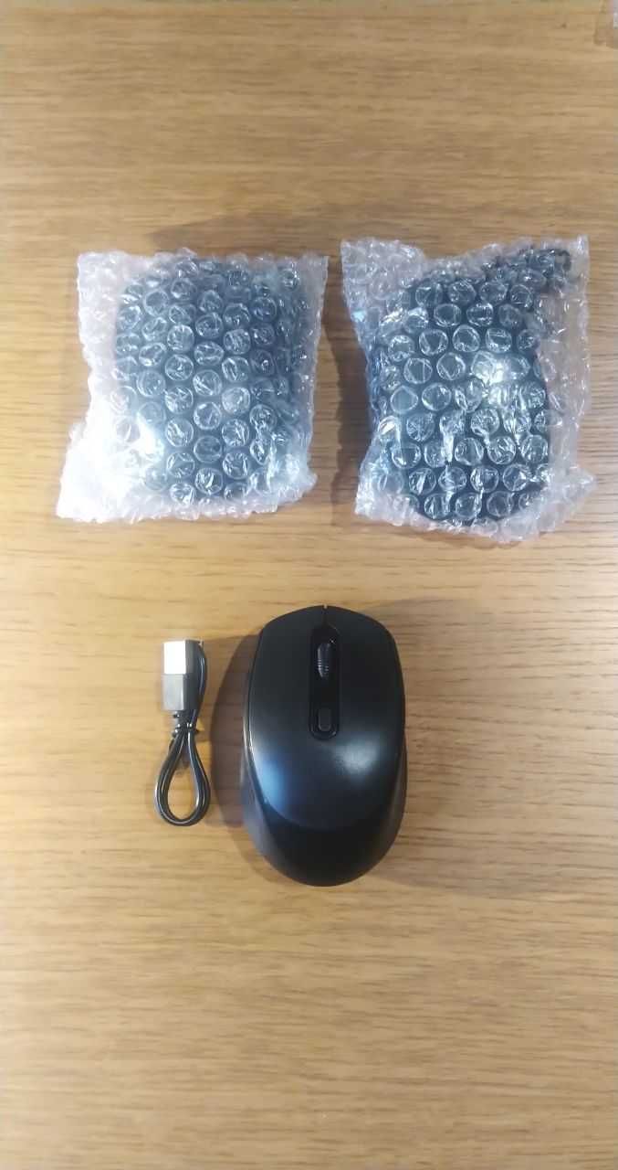 Беспроводная мышь, Bluetooth мышь (2 в 1) аккумуляторная