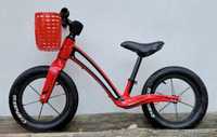 HORNIT Rowerek biegowy czerwony lekki - 2.95kg dla dzieci 2-5 lat