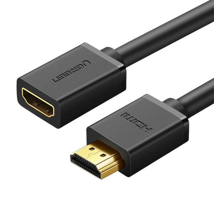 Kabel Hdmi Męski Do Hdmi Żeński Ugreen 	Hd107 , 1.4V 5M (Czarny)