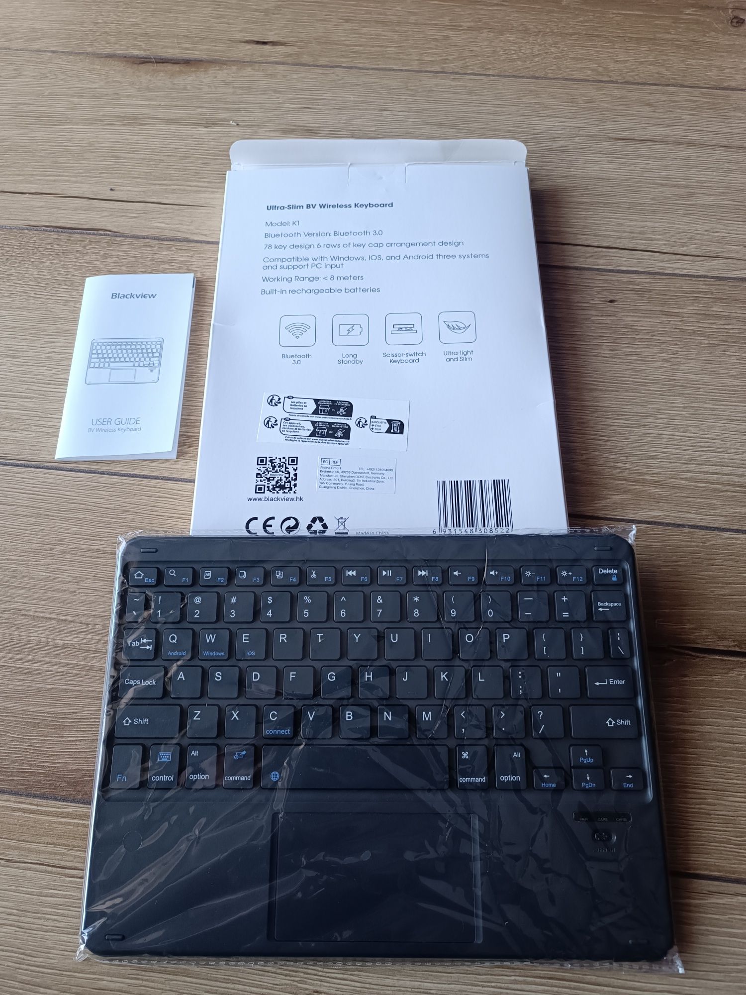 Klawiatura Blackview K1 Bluetooth do tablet. Nowa