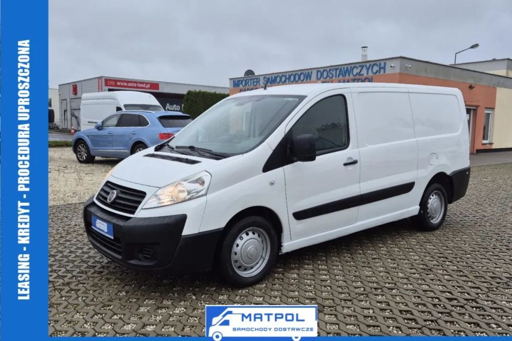 Fiat Scudo L2 MAXI 2.0JTD, blaszak, hak  multifunkcja, 120KM, 153 800km, serwis, HAK, furgon długi, manual