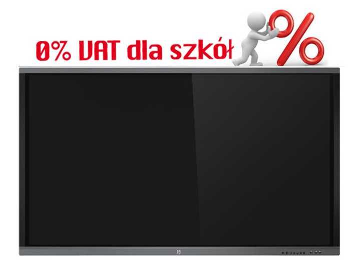 MONITOR INTERAKTYWNY 65" Tablica dotykowa Telewizor 0% VAT dla szkół