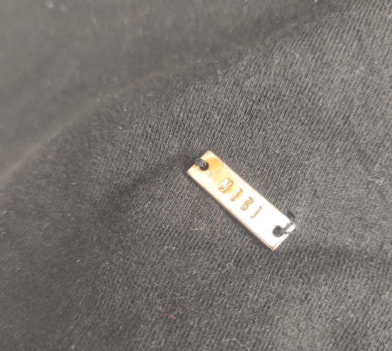 Czarna bluzka damska z sercem, Megi, r S/M