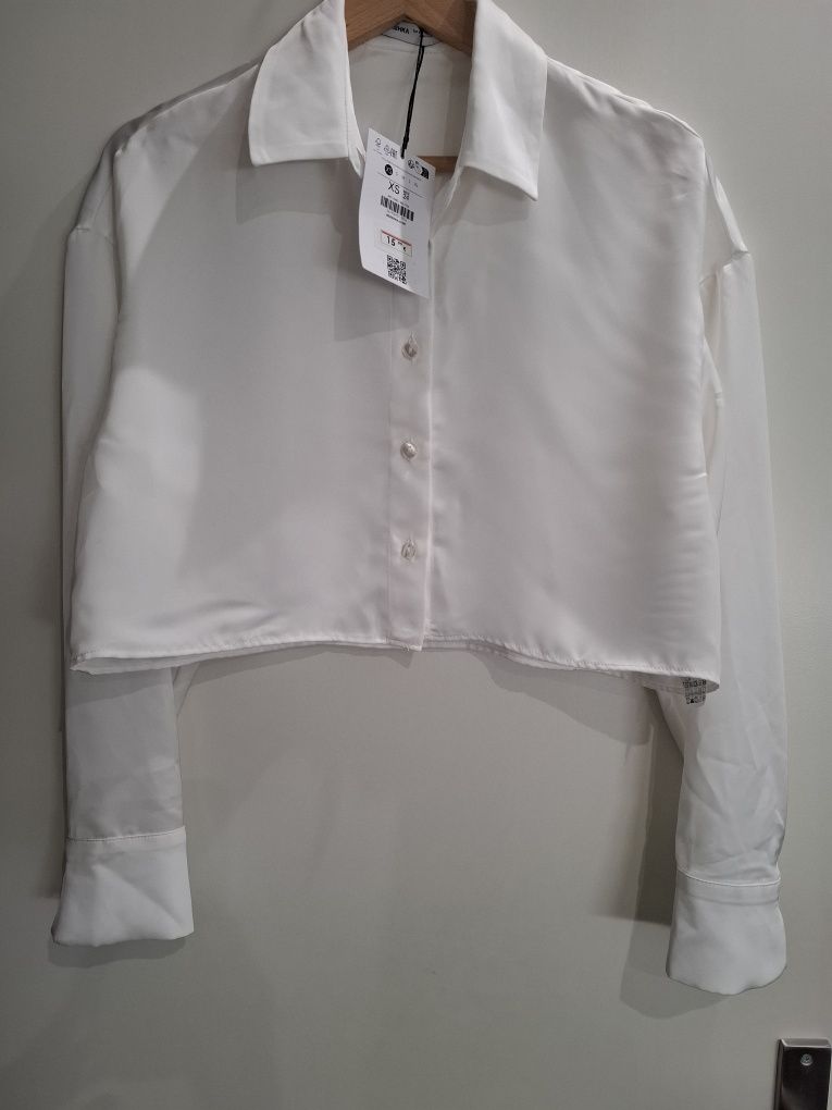 Camisa crop Bershka