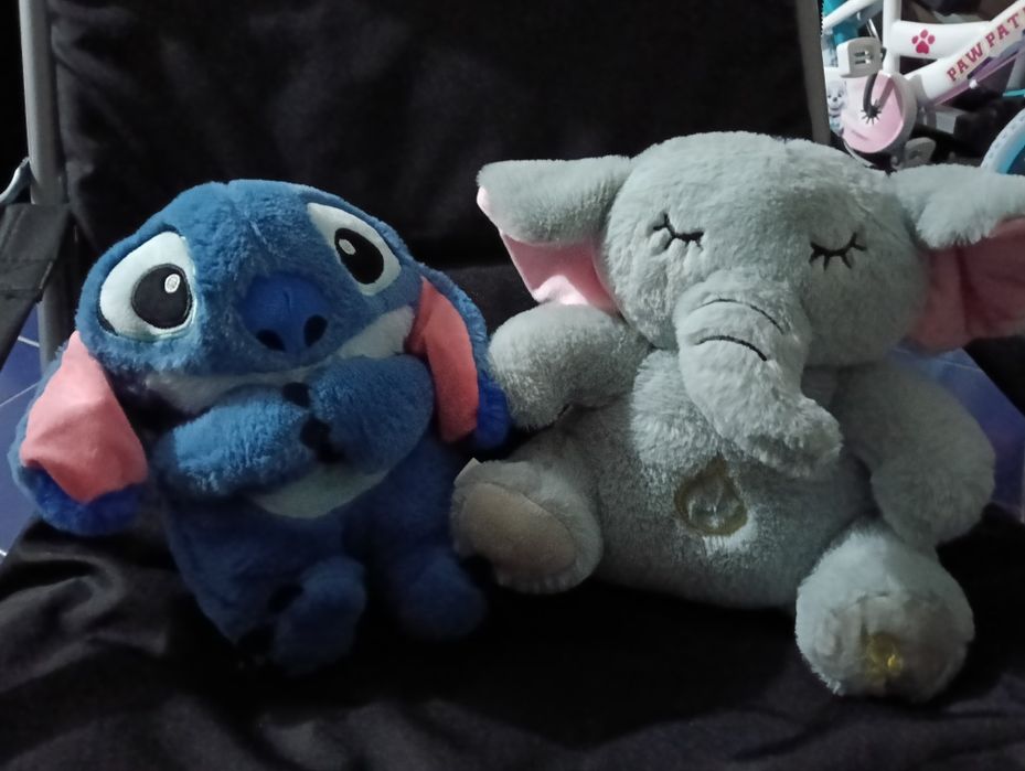Stitch e elefante que respira