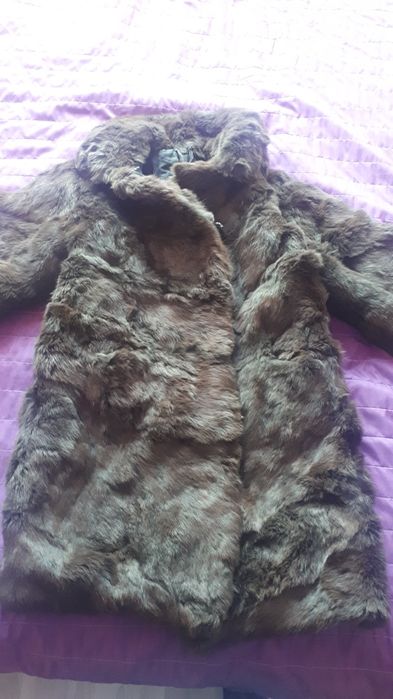 Детская шуба из кролика