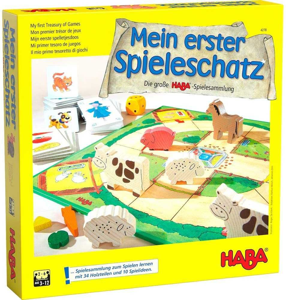HABA «Моя первая сокровищница игр» большая коллекция игр