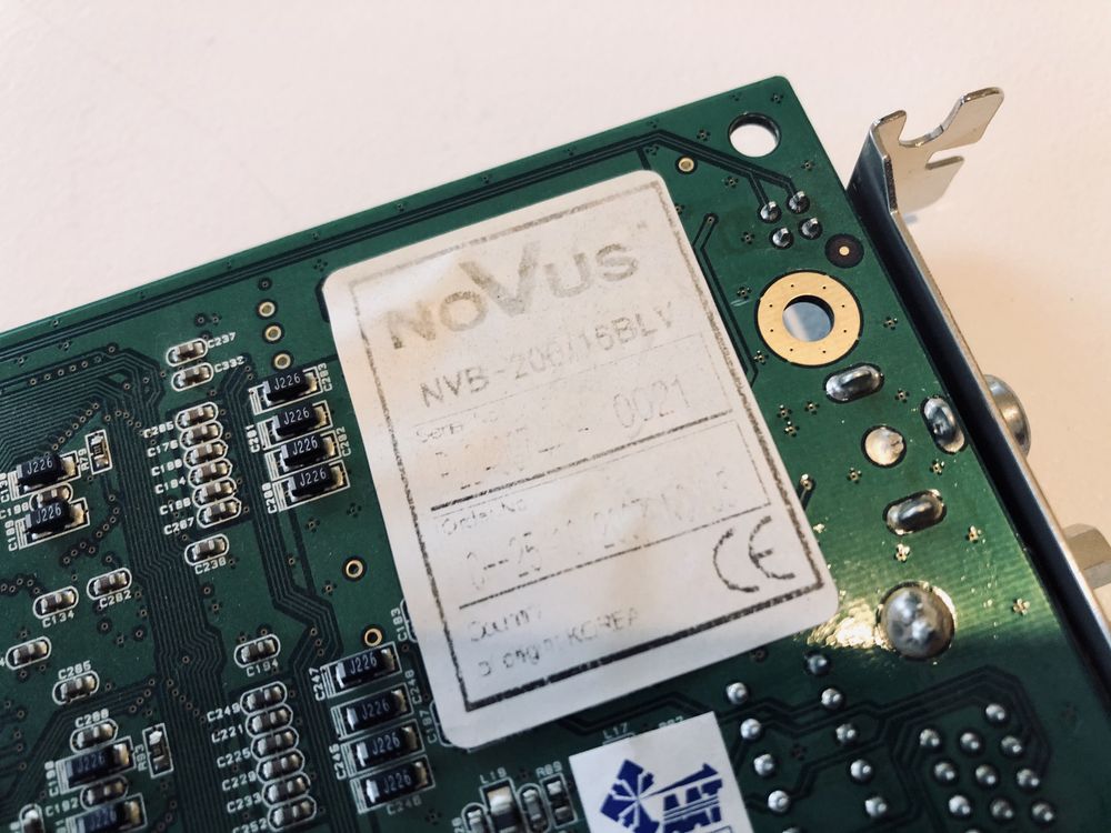Karta wizyjna Novus NVB - 200/16BLV